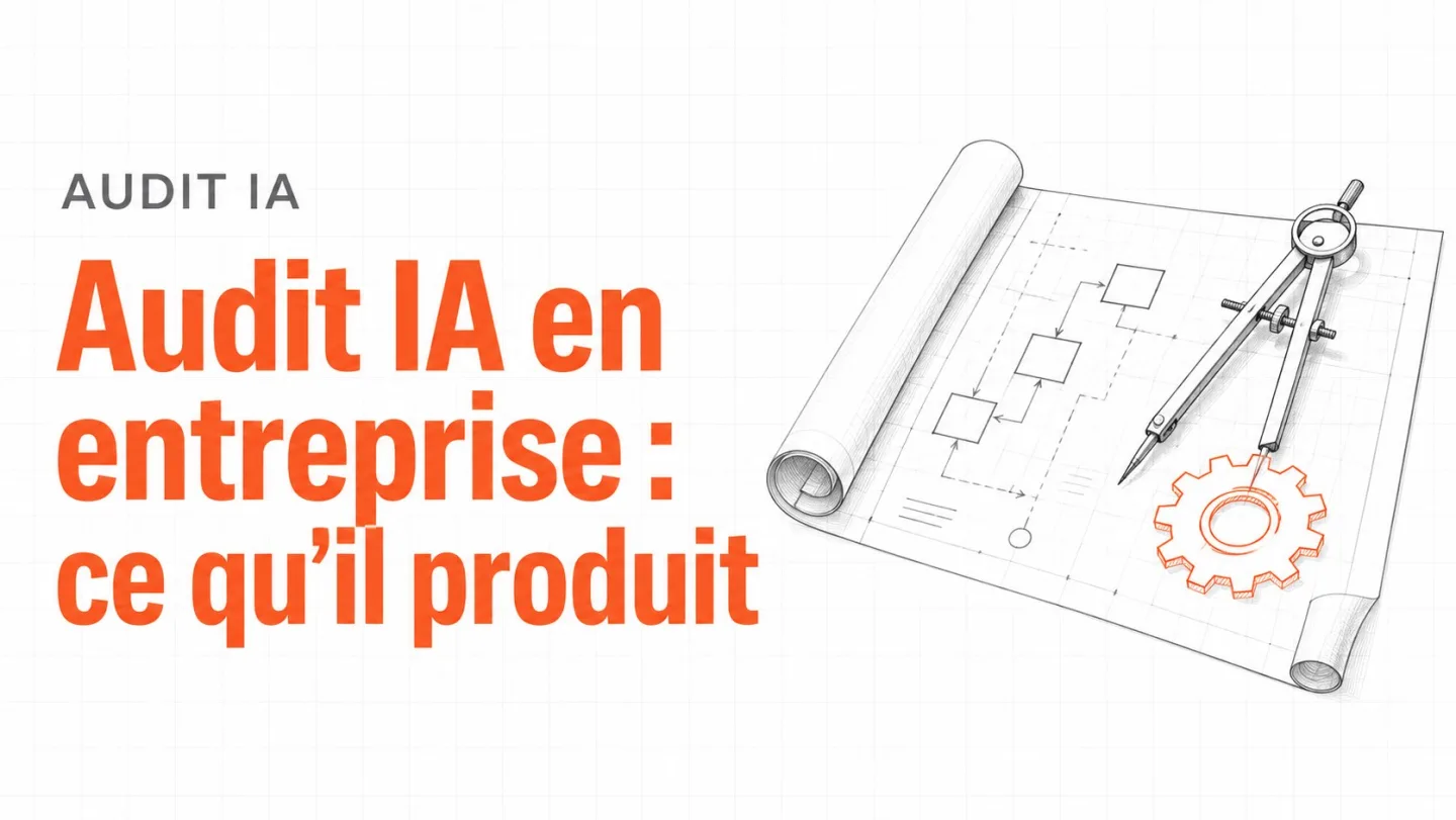 Couverture : ce qu'un audit IA en entreprise regarde et ce qu'il produit comme livrables.