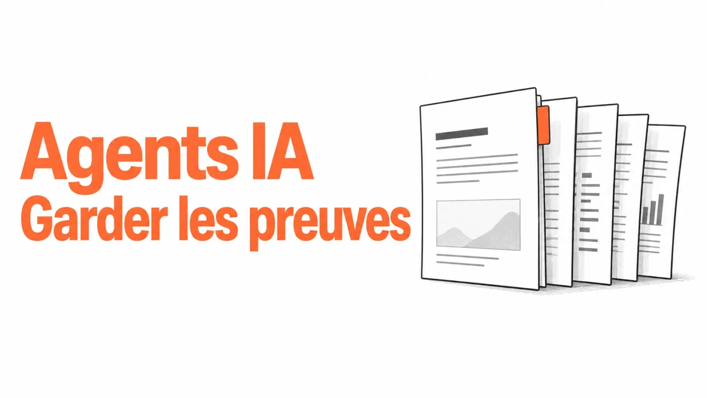 Agents IA : construire un registre de preuves en production