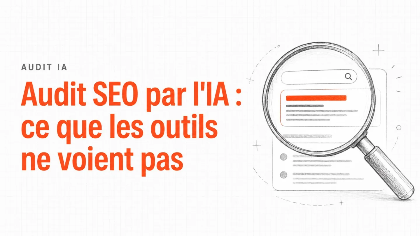 Couverture : un audit SEO assiste par l'IA voit ce qui se compte, pas la visibilite dans les reponses generees.